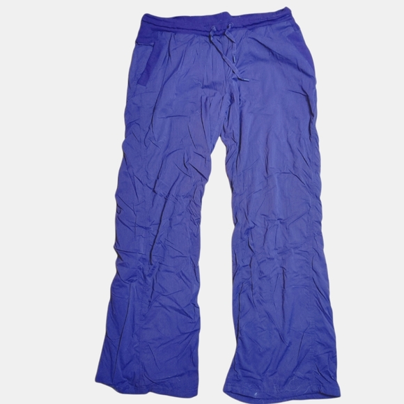 lululemon athletica Pants - LULULEMON Purple Striped Lined Sweatpants